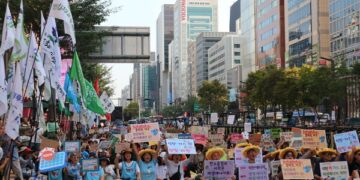 [사진첩] “기후재난 못 살겠다”…강남에서 울려 퍼진 함성