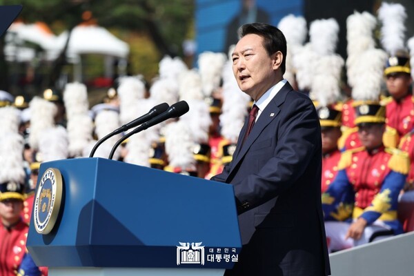 윤석열 대통령. (1일 국군의 날 기념식과는 무관한 사진) 사진-대한민국 대통령실 홈페이지