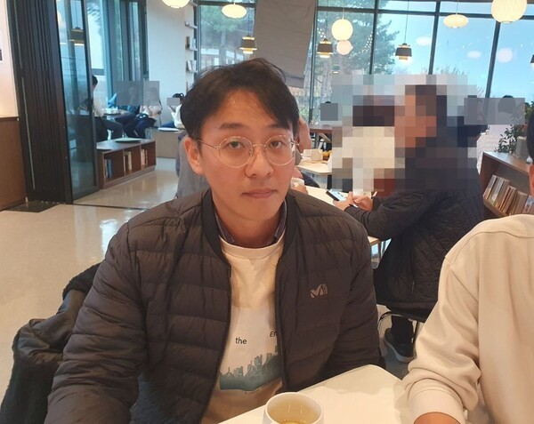 주성민 공공운수노조 광주전남지부 영산강물환경연구소지회장. 사진=최나영 기자