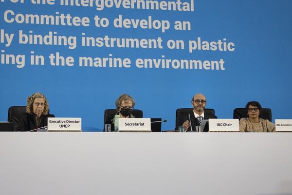 제5차 정부 간 협상위원회’(INC-5) 현장. 사진=유엔환경계획(UNEP)