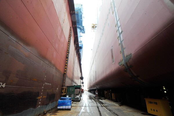 조선소 사진. 사진=금속노조 제공